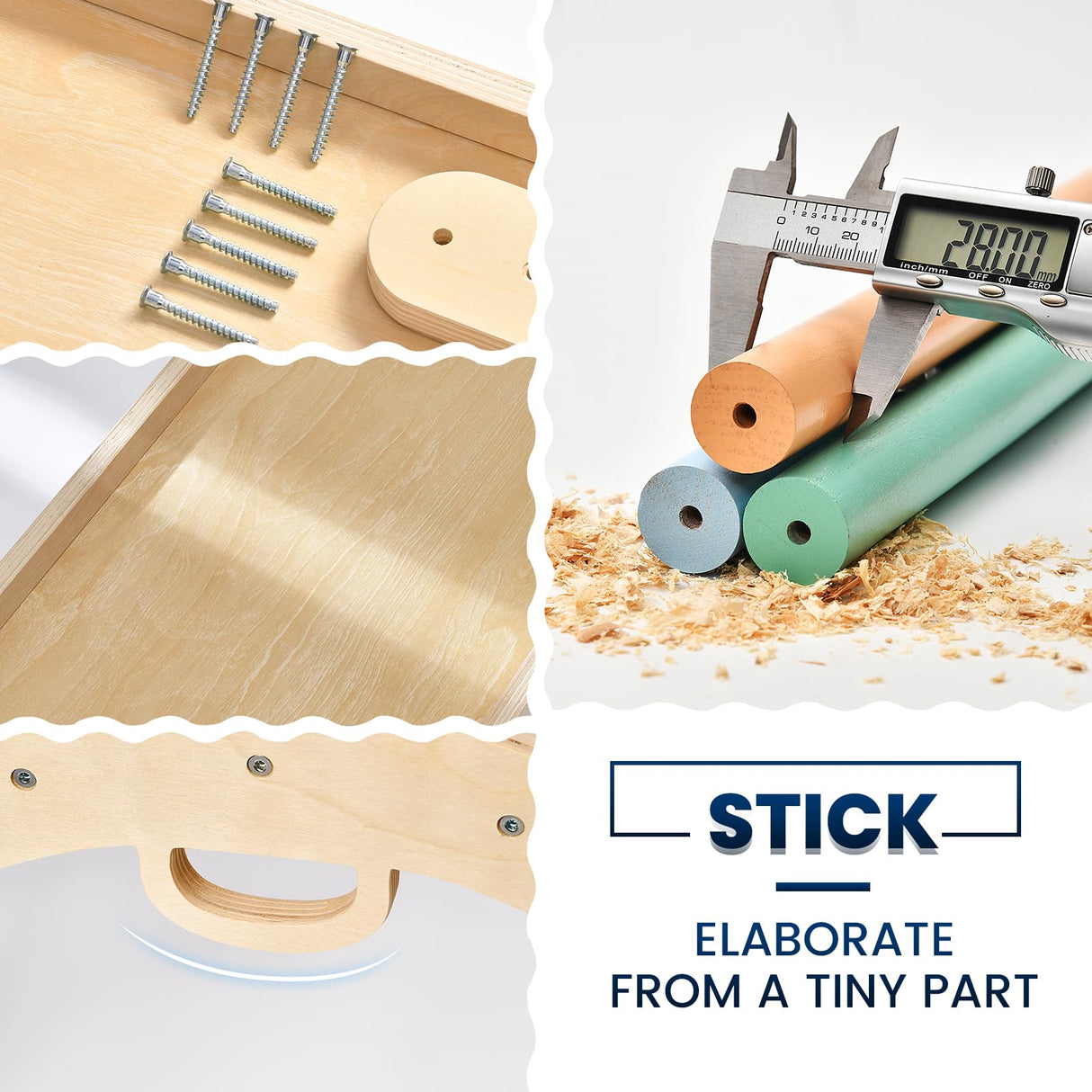 BlueWood 2025 8 in 1 Pikler Triangle Climbing Set Toddler Toys Indoor Baby Jungle Gym Climber Playground for Kids - Natural Wood BlueWood