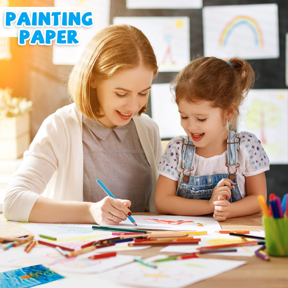 30 Sheets Watercolor Paper 5x7 Inch, 140 lb/300 GSM Cold Press Watercolor Paper Bulk, White Water Color Paper Cotton Paper for Kids Students Adults Beginners Artists Prudiut