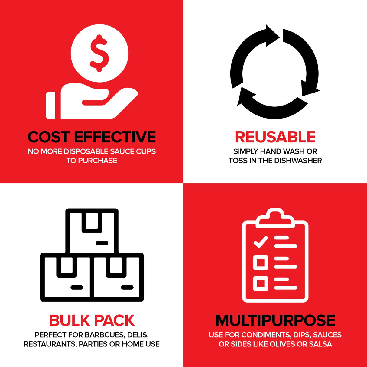 1.5 oz Stainless Steel Condiment Cups (12 Pack), Individual Portion Dipping Sauce Cups, Small Metal Ramekins for Ketchup, Marinara, BBQ Sauce, and More! Reusable Condiment Cups for Restaurants Stock Your Home