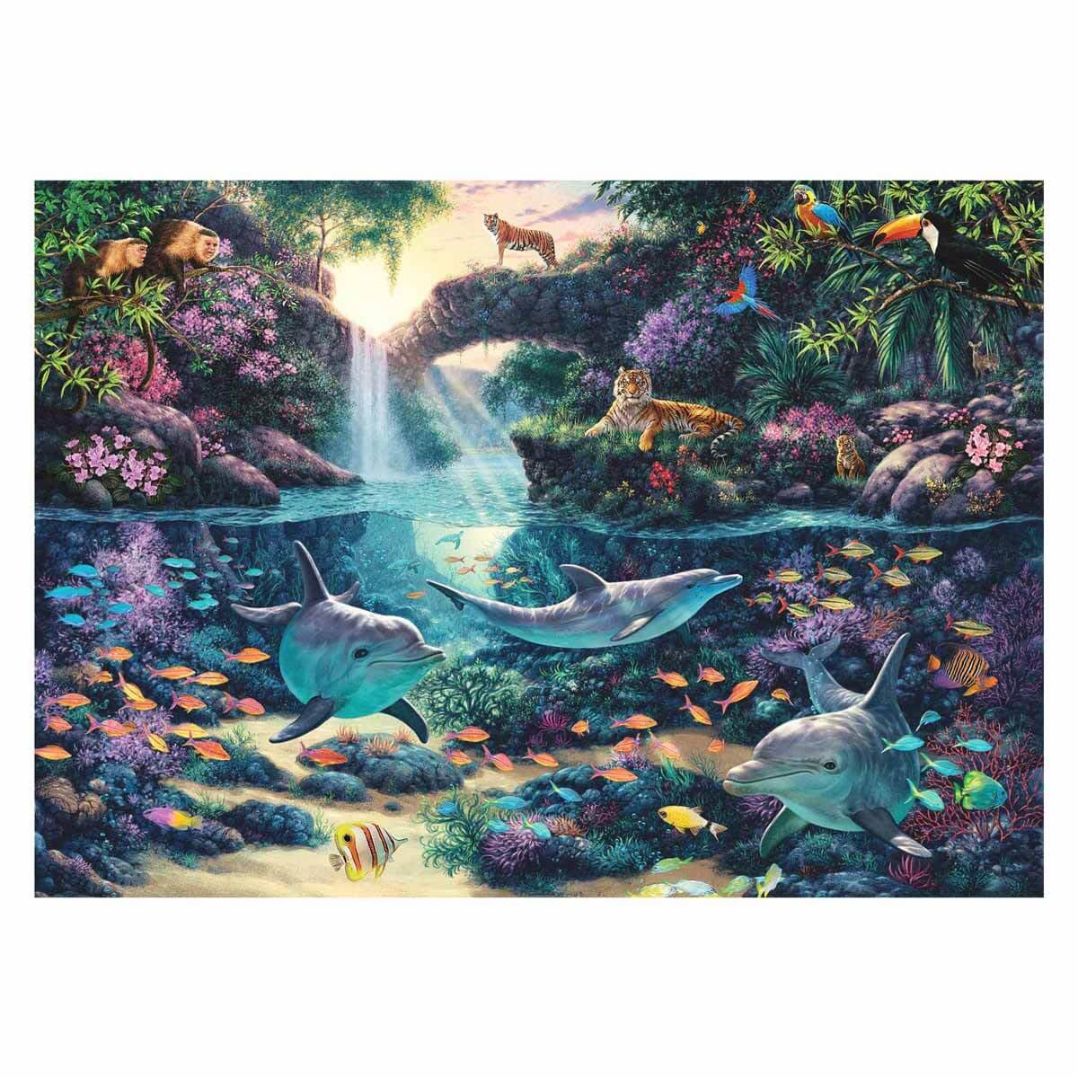 Anatolian Puzzle - Jungle Paradise, 3000 Piece Jigsaw Puzzle #4908 47 X 34 inches Anatolian