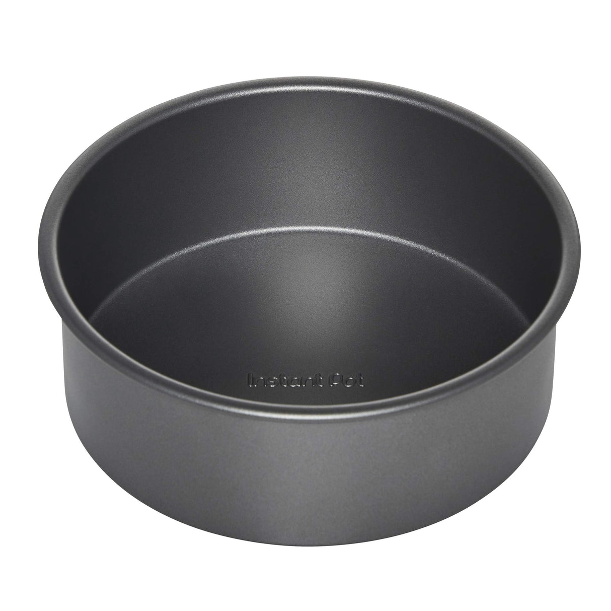 Instant Pot Official Round Cake Pan, 7.7-Inch, Gray - Nonstick, Heavy-Duty, Oven Safe, Ideal for Baking, Cooking, Storing - Compatible with 6-Quart & 8-Quart Cookers, Vortex Air Fryer, Duo Crisp Instant