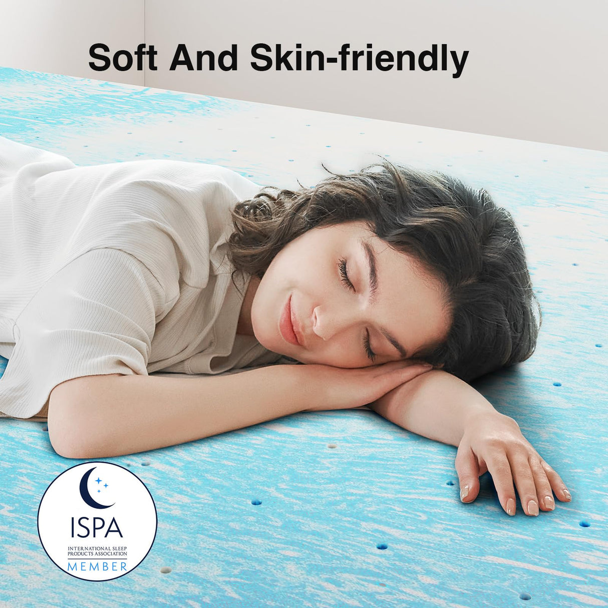 Novilla Memory Foam Mattress Topper King - 2 Inch Cooling Gel Infused Memory Foam | Slow-Rebound Pressure Relief | CertiPUR Certified | Comfort for Sleeper Sofa, RV, Camper, Dorm Room Novilla