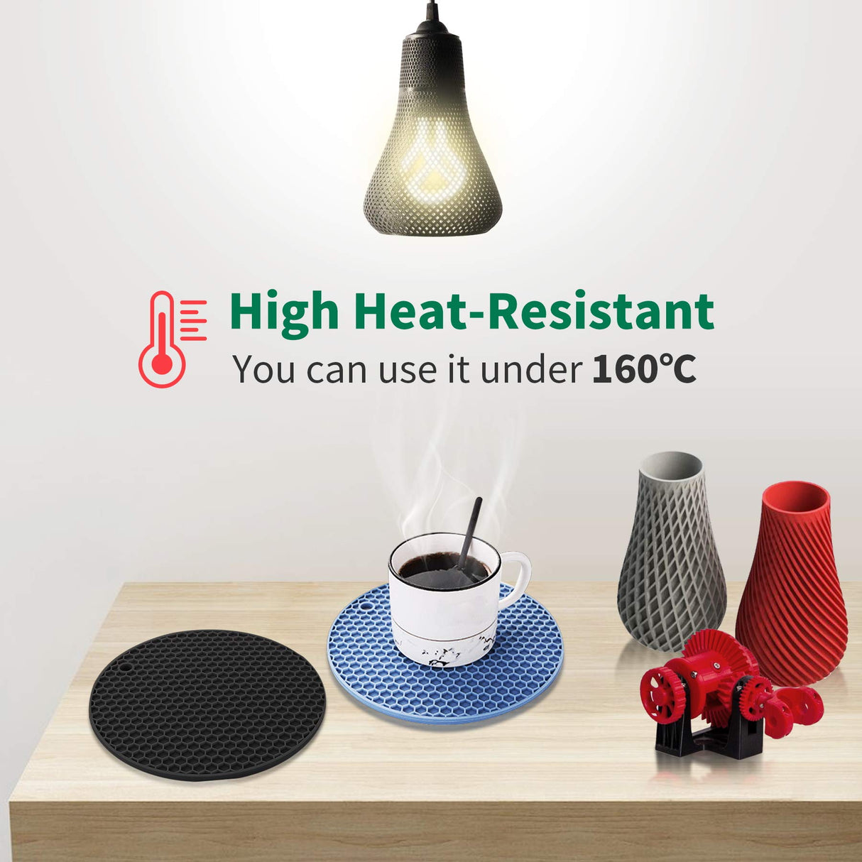 Geeetech PETG Filament 1.75mm, Upgraded High-Toughness 3D Printer Filament - 1 KG (2.2 LBS) Spool, ±0.02mm Accuracy, Neatly Wound Durable, Non-Clogging & Non-Stringing, Fits Most FDM Printers (Green) Geeetech