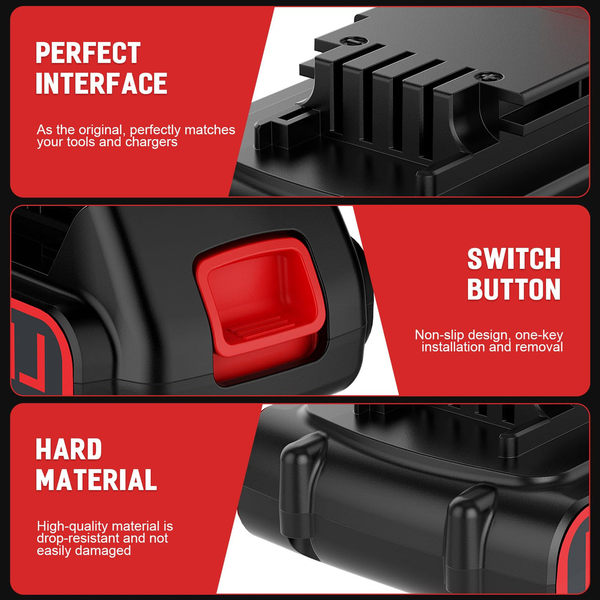 3500mAh LBXR20 Battery for Black and Decker 20V Battery Replacement 20Volt Max Lithium-ion LB20 LBXR20 LBXR2020 20V Lithium-ion Weed Eater Trimmer Cordless Tool Battery 2Pack Just for Black and Decker Bonadget