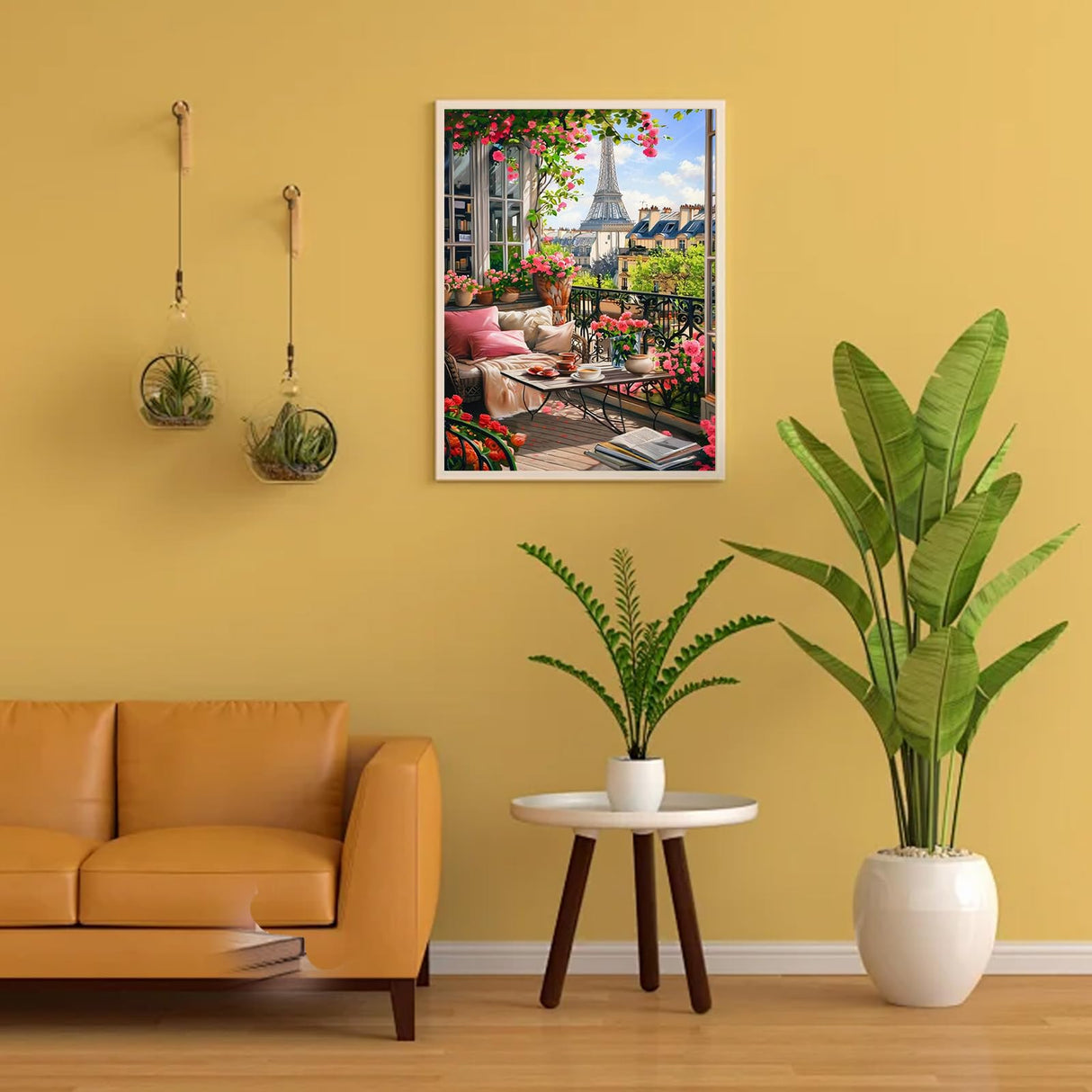 Diamond Art Kits for Adults Beginner, Eiffel Tower Landscape DIY Modern Diamond Painting Kits 5D Diamond Dots Gem Art Crafts with Tools Round Full Drill Funny Crafts for Home Wall Decor&Gift 12x16inch Fairyland JinWenn