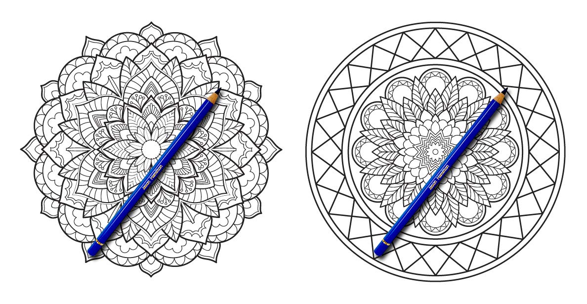 The Art of Mandala: Adult Coloring Book Featuring Beautiful Mandalas Designed to Soothe the Soul KAVNLON