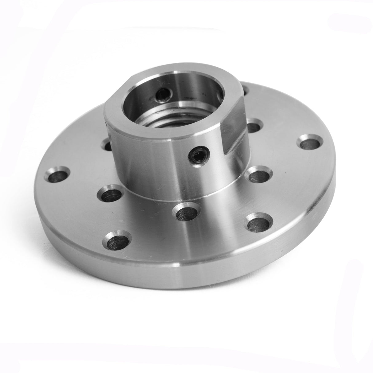 BMWOOD 4" Faceplate with 1-1/4"x8TPI Thread, with Two Nylon Washers for Woodturning Lathe. BMWOOD