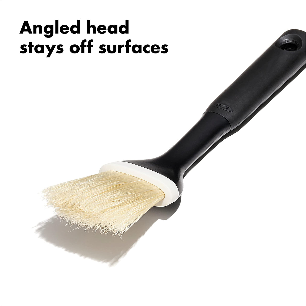 OXO Good Grips Natural Pastry Brush | Natural Boar Bristles | Non-slip Grip | Dishwasher Safe | Ideal for Butter, Oil, and Baking OXO