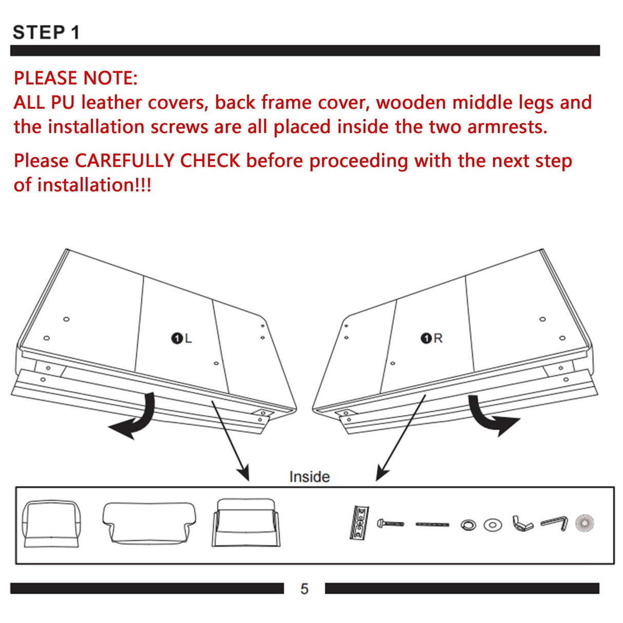 HXZDZ 66" PU Faux Leather Couch, Mid-Century Modern Loveseat Sofa with Solid Wood Legs for Living Room, Bedroom, Office, Brown HXZDZ