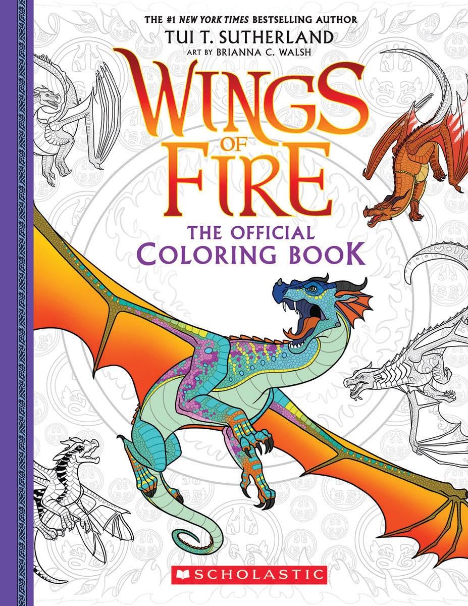 Official Wings of Fire Coloring Book Scholastic