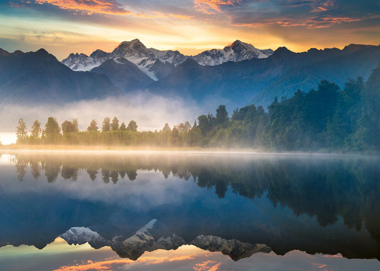 Ravensburger Lake Matheson, New Zealand 1000 Piece Jigsaw Puzzle for Adults | Unique, Pieces | Anti-Glare Surface | FSC Certified, Eco-Friendly | Amazon Exclusive Ravensburger