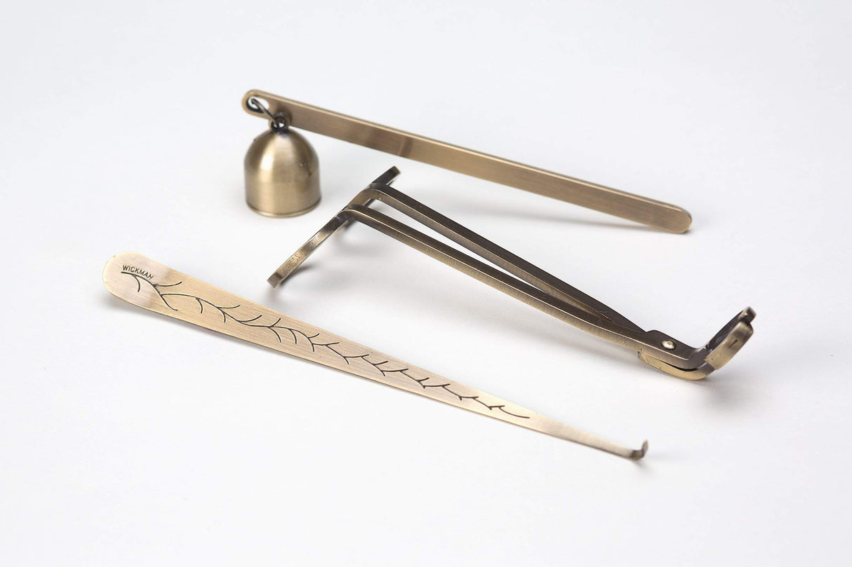 WICKMAN Wick Trimmer, Wick Dipper and Candle Snuffer Set WICKMAN