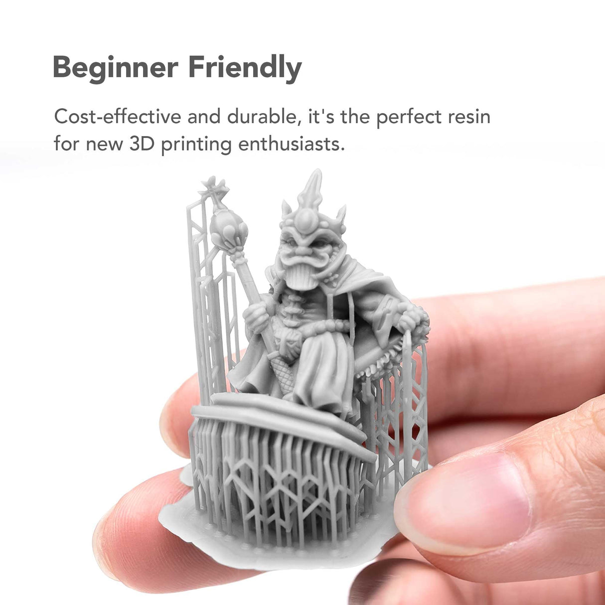 Phrozen 3D Printer ABS-Like Matte Gray Resin,405nm DLP LCD UV-Curing Photopolymer Resin for General Modeling and Prototyping, High Precision Printing, Low Odor, Non-Brittle (5kg) phrozen