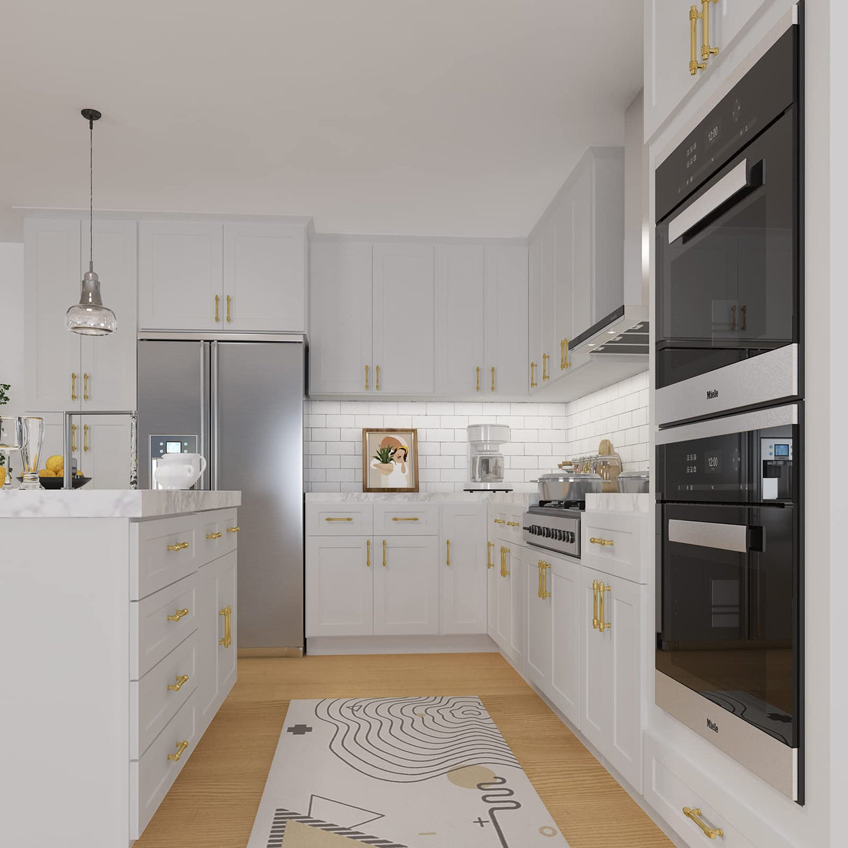 ROOMTEC Wood Wall Cabinet, Single Door Medicine Cabinet with Adjustable Shelves and Soft-close Door for Kitchen, Bathroom, and Laundry. 12" D*21" W*30" H, Shaker Dove ROOMTEC