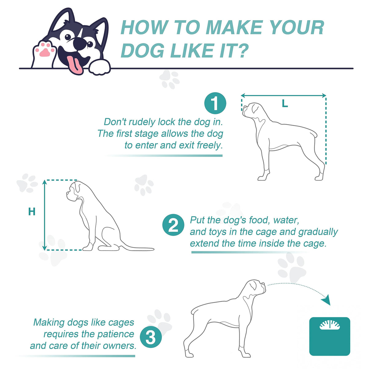 EDYO LIVING 72.5" Large Dog Crate Furniture for 2 Dogs, Wooden Dog Kennel with Drawers, Divider, Sliding Barn Door, Water Resistant Indoor Furniture Style Double Dog Crates, White EDYO LIVING