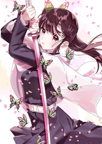 vodwml DIY 5D Diamond Painting Anime by Number Kits Full Drills for Adults, Cross Stitch Crystal Rhinestone Embroidery Pictures Arts Craft for Home Wall Decor Gift.(G-M-R-57-30X40)