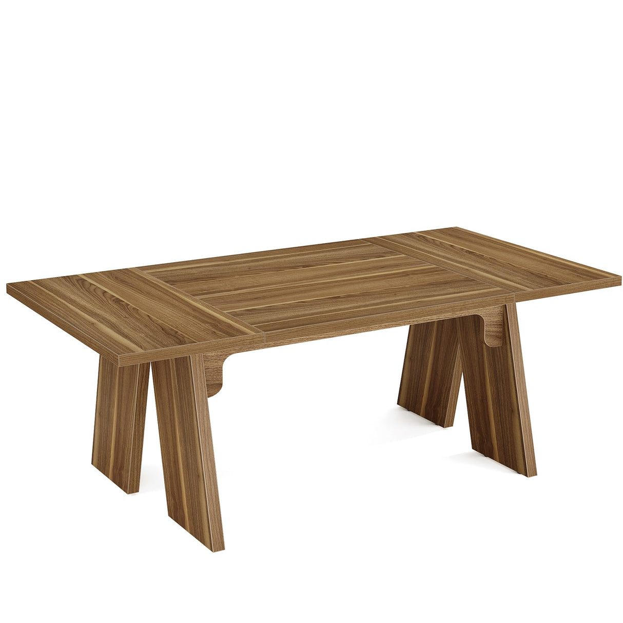 Tribesigns 6 ft Conference Table, 70.9 L x 35.4 W x 29.5 H Inches Meeting Table with Solid Wood Legs, Wood Training Table Boardroom Desk for Office Meeting Conference Room Tribesigns