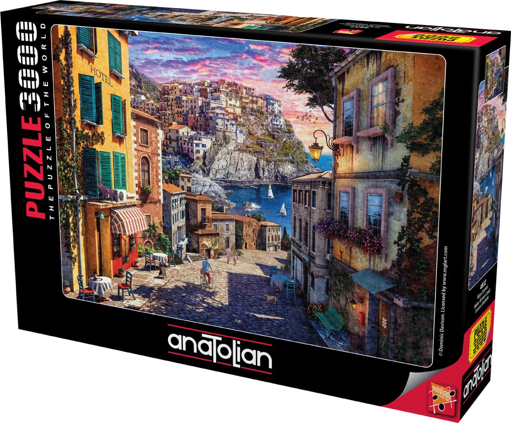 Anatolian Puzzle - Italian Sunset Coast, 3000 Piece Puzzle, #4932 Anatolian