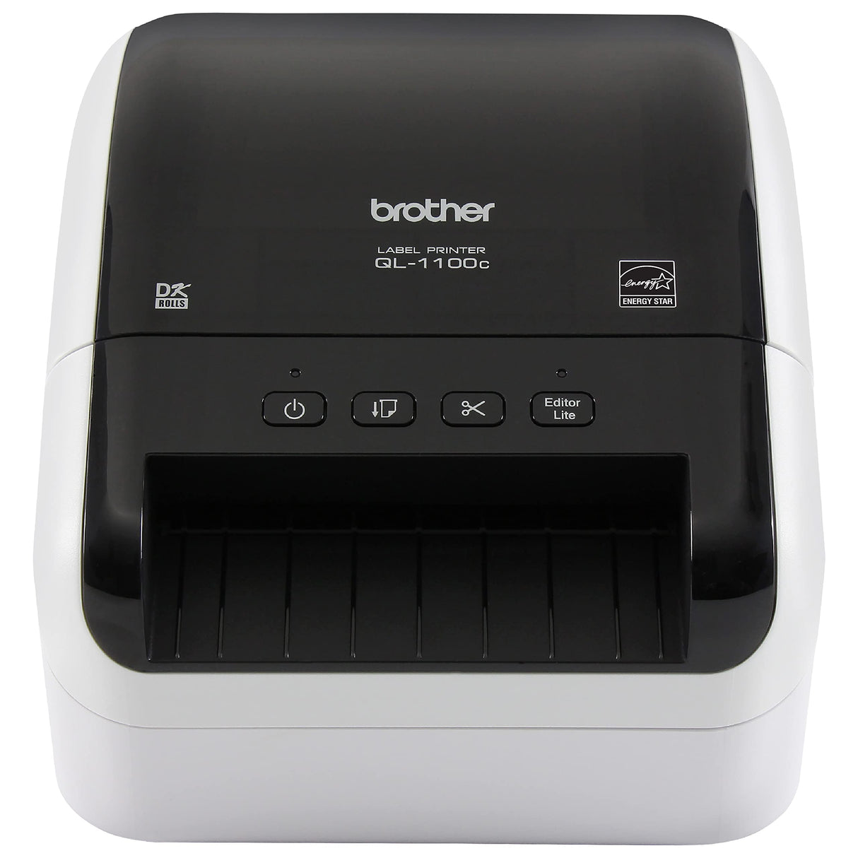 Brother QL-1100c Wide Format Label Printer, Shipping & Postage Labels 4” x 6”, Barcode & QR Code, High Speed, Direct Thermal Printing, Compact, uses DK Drop-in Label Rolls, USB Connectivity Brother