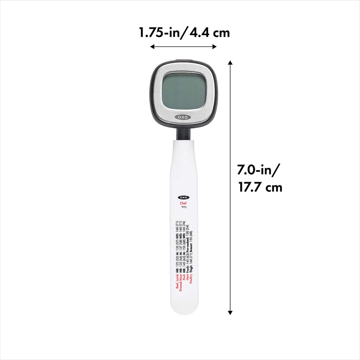 OXO Good Grips Chef's Precision Digital Instant Read Thermometer, Black OXO