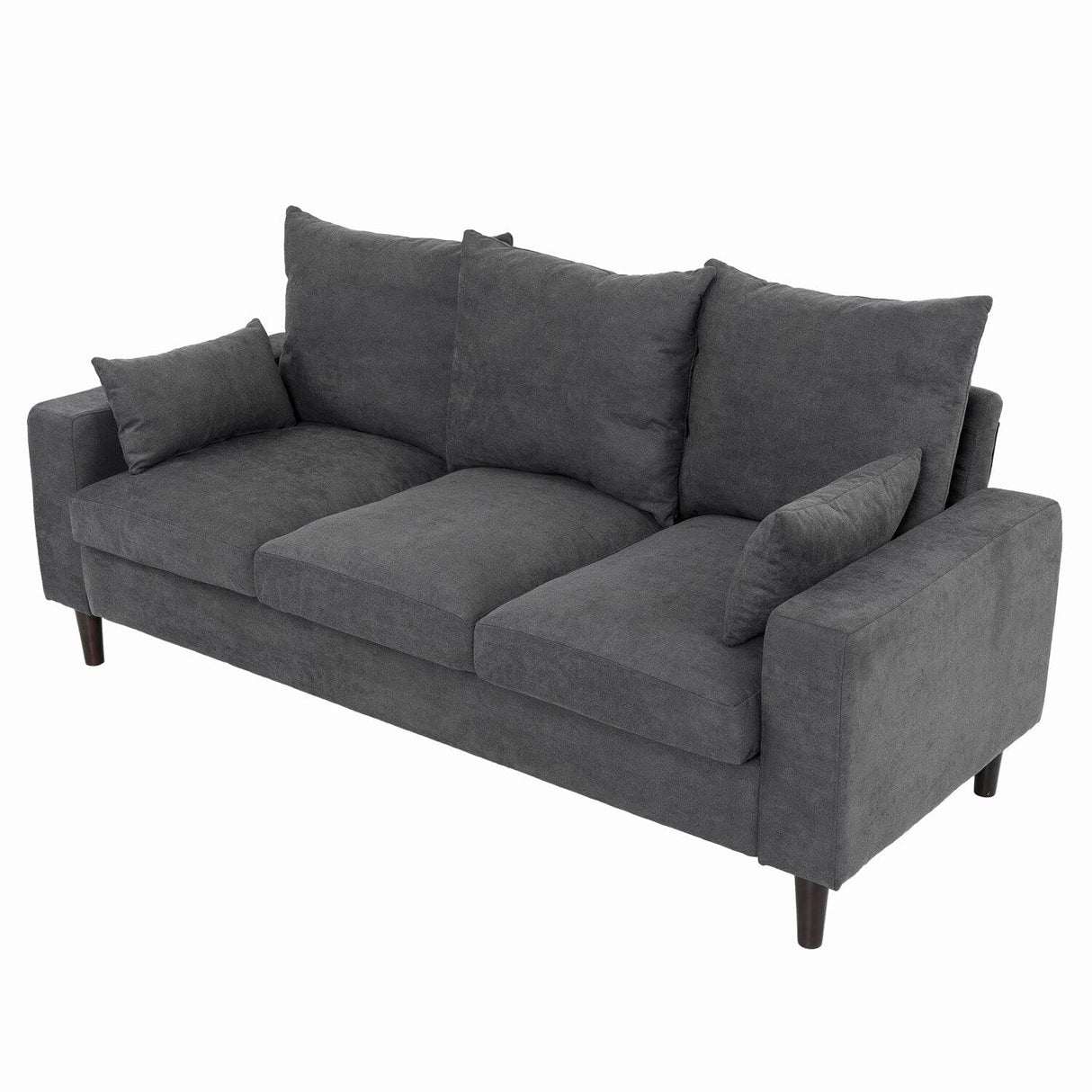 Panana 2 Seater & 3 Seater Fabric Corner Sofa Living Room Suite Set, Sofa Sets for Living Room, Grey Panana