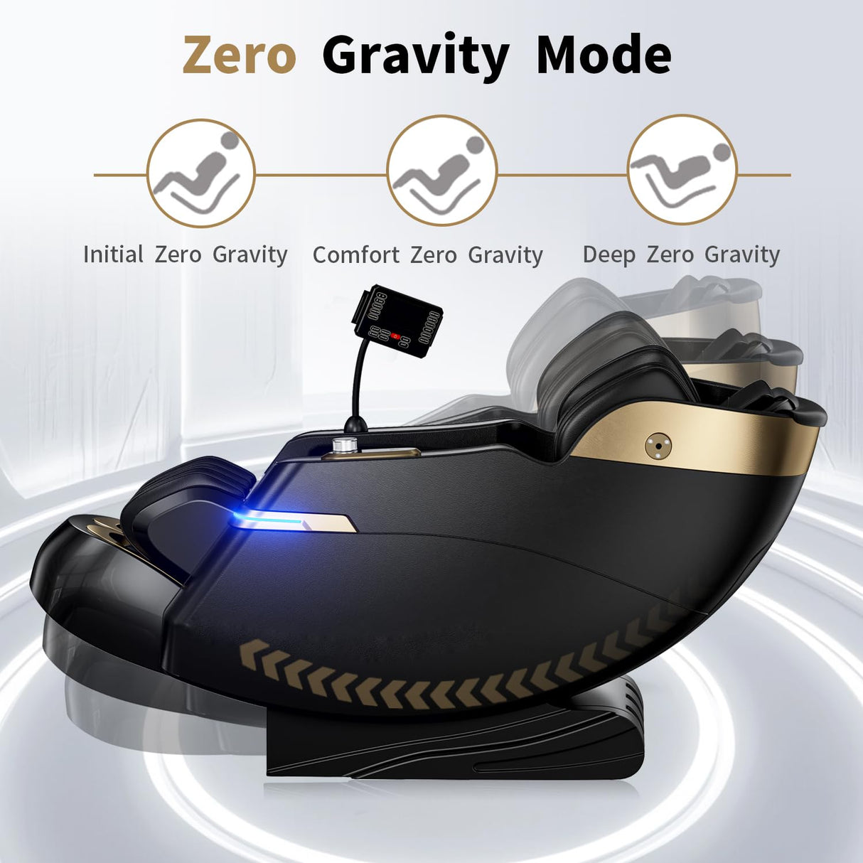 UTHWELL Massage Chair Full Body and Recliner, Zero Gravity Rest Cabin with Sleep Hood-Shiatsu Roller Airbag Heating, Body Scan SL Track Recliner, Relax for Home Office Use Gift for Women & Men UTHWELL