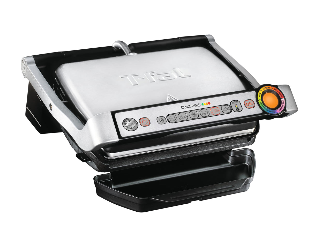 T-fal OptiGrill XL Electric Indoor Grill: 6 Auto Cooking Modes, Smart Sensor Technology, Nonstick Removable Plates, 4-8 Servings, Dishwasher Safe, Panini Press, Precision Grilling T-Fal
