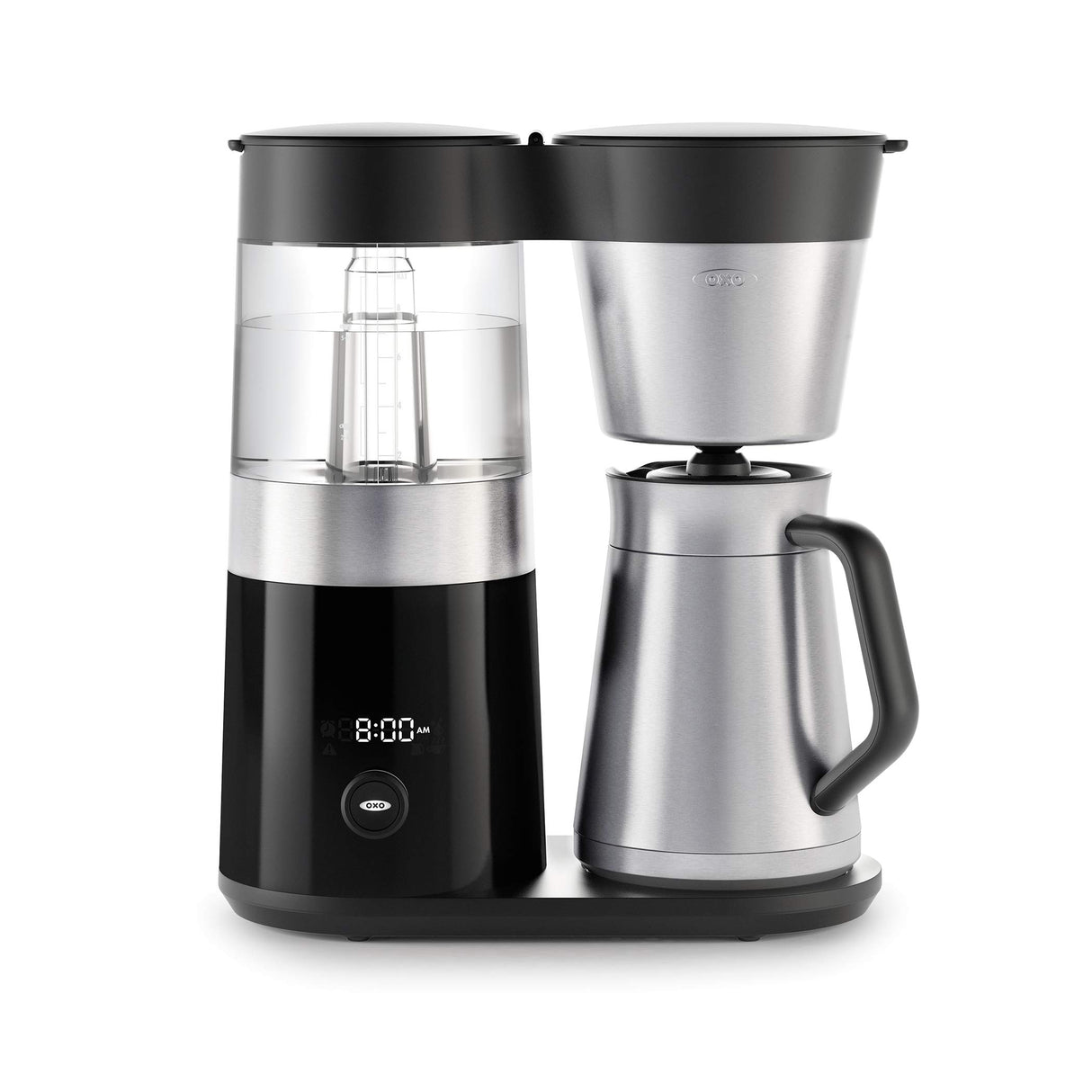 OXO Brew 9 Cup Stainless Steel Coffee Maker,Silver, Black OXO