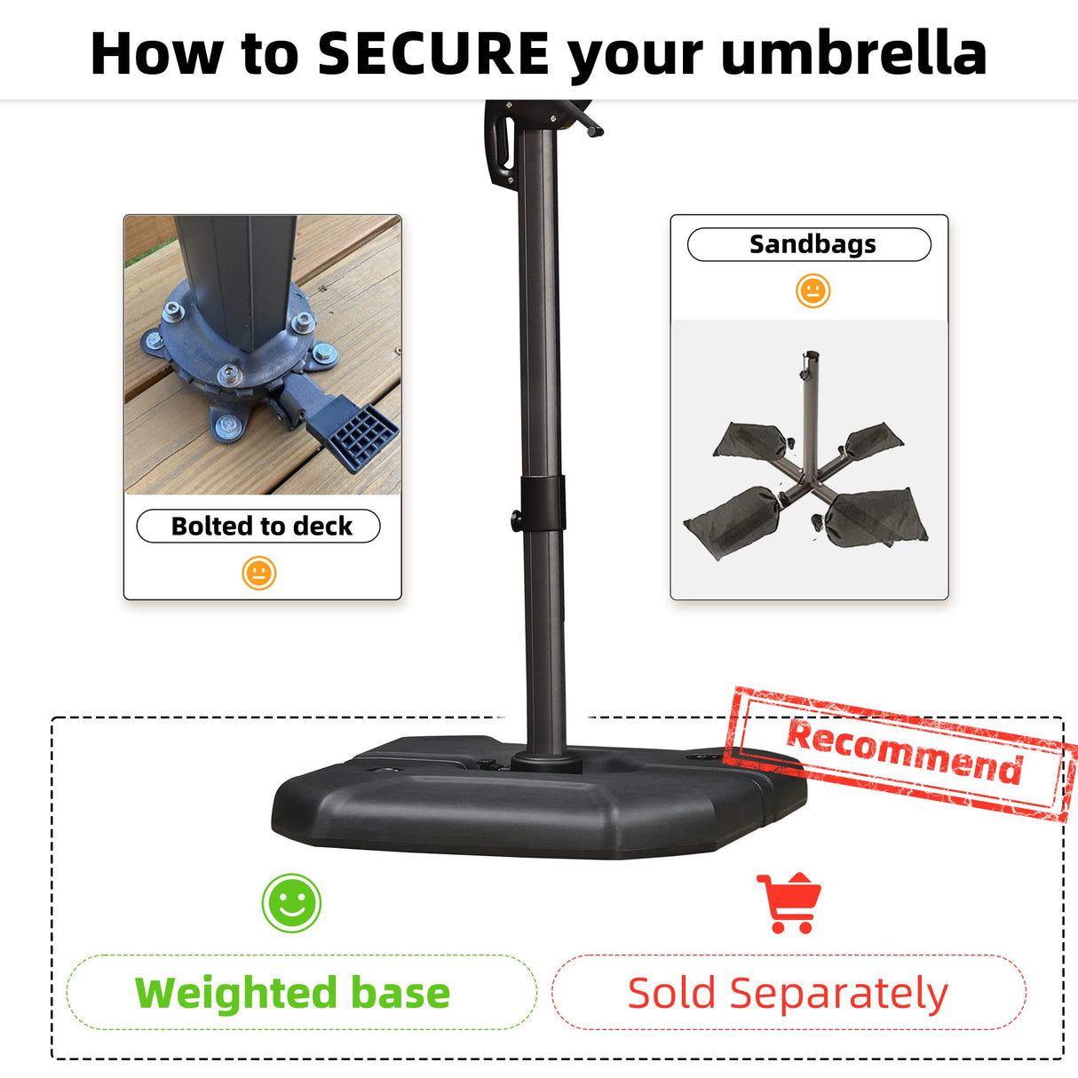 PURPLE LEAF 10 Feet Patio Umbrella Outdoor Cantilever Square Umbrella Aluminum Offset Umbrella with 360-degree Rotation for Garden Deck Pool Patio, Grey PURPLE LEAF