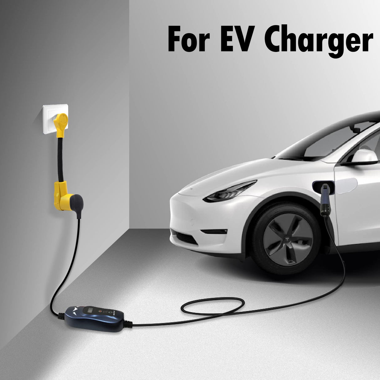 ONETAK NEMA TT-30P to 14-30R 120V 30 Amp 3 Prong RV Male Plug to 4 Prong Generator Female Outlet Receptacle EV Charger Compatible Tesla Gen 2 Power Cord Adapter ONETAK