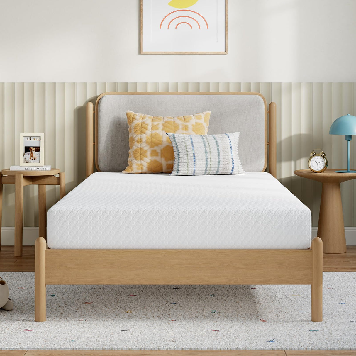 Novilla 8 Inch Queen Size Mattress, Queen Memory Foam Mattress with Breathable Comfort & High-Density Support Foam for Pressure Relief & Comfortable Sleep, Mattresses in a Box with Edge Support Novilla