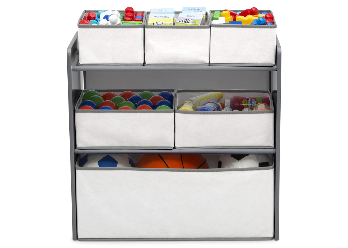 Delta Children 4-Piece Toddler Playroom Set, Grey/White Delta Children