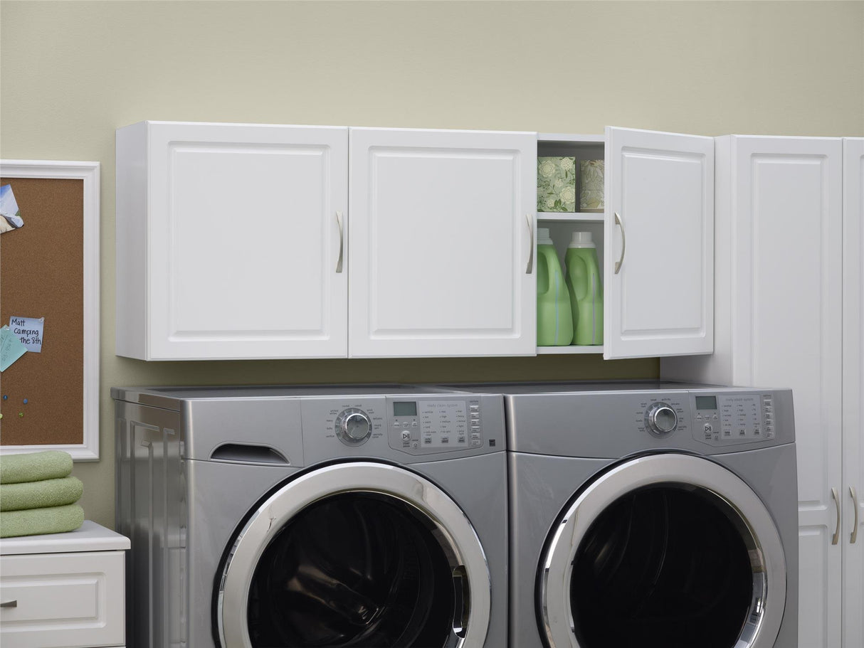 SystemBuild Evolution Kendall 54" Wall Cabinet in White SystemBuild