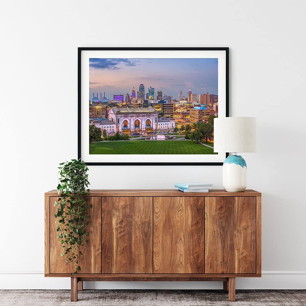 Diamond Painting City Kansas City Missouri USA Skyline for Adult Painting Kits Diamond Art Perfect for Home Wall Decor 12"x16" Handmade Arting