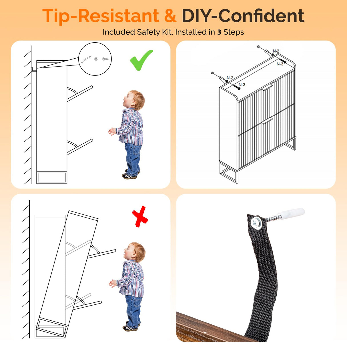 VINGLI Fluted Shoe Cabinet Storage for Entryway,Hidden Shoes Storage Cabinet with 2 Flip Drawers, Mid Century Modern Shoe Rack Organizer,Free Standing Shoes Organizer for Hallway(Dark Walnut) VINGLI