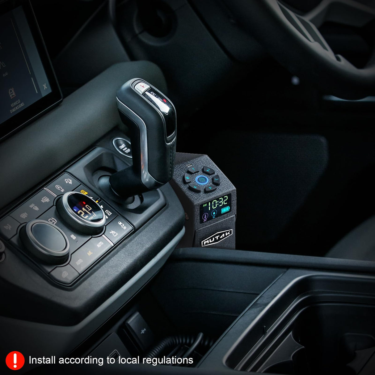 Mutak Gun Safe for Handgun, Drop Down Biometric Pistol Safe, 3 Ways Quick Access with Fingerprint/PIN Code/KEY, Single GunSafe for Nightstand Bedside Home,Wall, Dresser Mutak