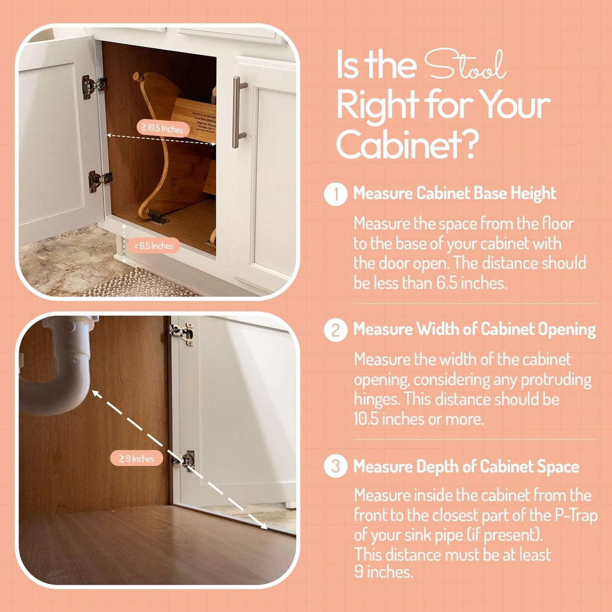 Hidden Helper Stow-Away Kid's Step Stool, Montessori Folding Two-Step Stool for Child Independence, Bamboo Wood Toddler Stepping Stool for Bathroom and Kitchen Hidden Helper