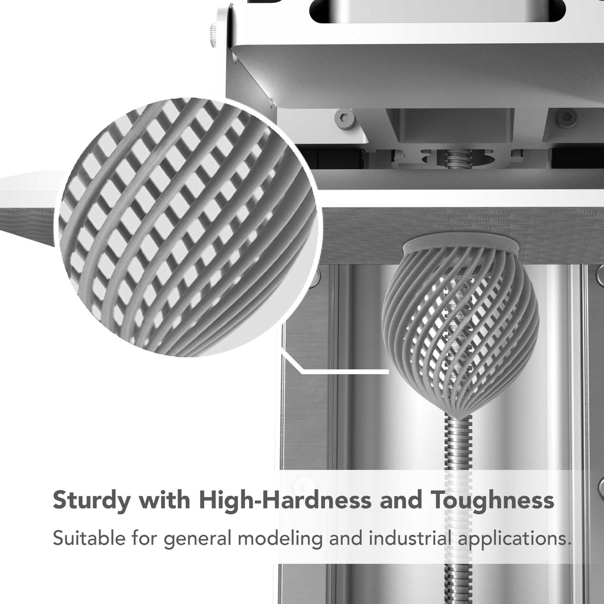 Phrozen 3D Printer ABS-Like Matte Gray Resin,405nm DLP LCD UV-Curing Photopolymer Resin for General Modeling and Prototyping, High Precision Printing, Low Odor, Non-Brittle (1kg) phrozen