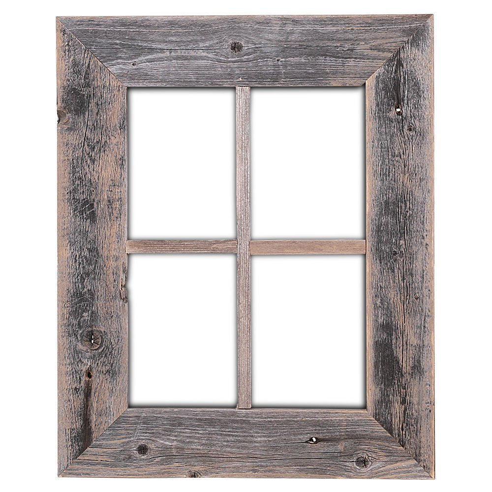 Old Rustic Window Barnwood Frames - Not For Pictures by Rustic Decor Rustic Decor