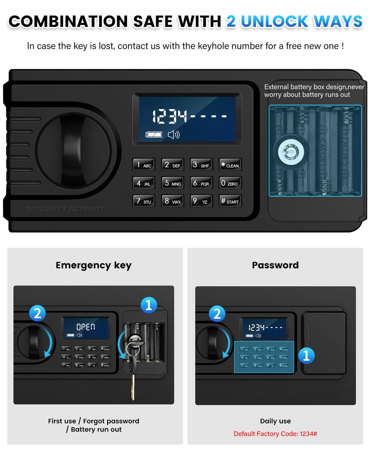 3.8 Cu ft Extra Large Safe Box Fireproof Waterproof, Security Home Safe with Fireproof Bag, LCD Digital Keypad Key Lock and Removable Shelf, Fire Document Safe for Money Medicines Jewelry Valuables Povanje