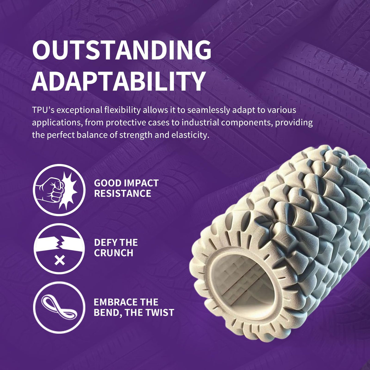 OVERTURE TPU Filament 1.75mm Flexible TPU Roll, 95A Soft 3D Printer Filament, 1kg Spool (2.2 lbs), Dimensional Accuracy +/- 0.02 mm (TPU Black) OVERTURE