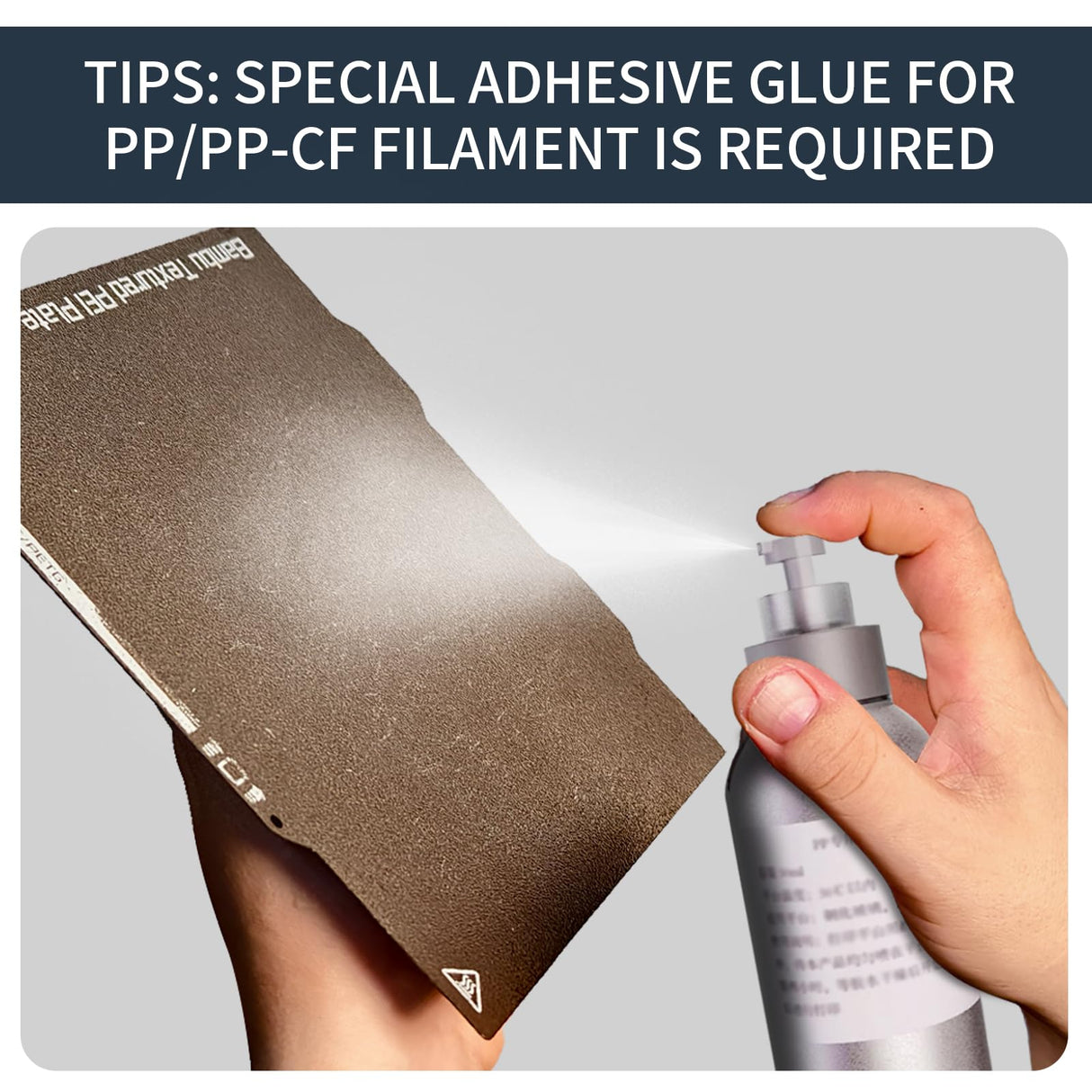 Carbon Fiber Polypropylene Filament 1.75mm, TINMORRY PP-CF 3D Printing Filament, Compatible with Bambu FDM 3D Printer, Net Weight 700g 1 Spool, Matte Black TINMORRY