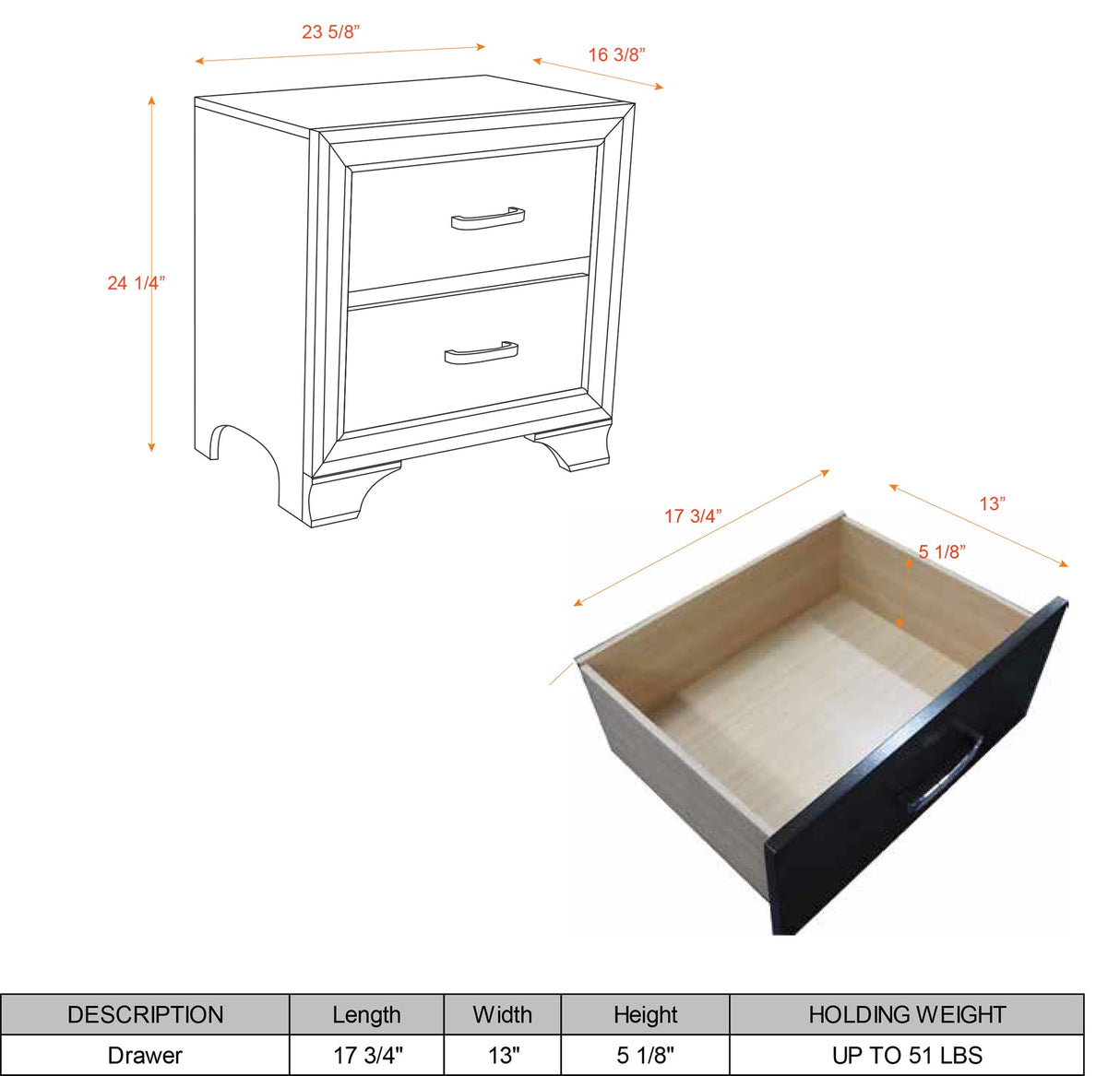 Kings Brand Furniture – 6-Piece Gray Wood with Faux Leather Headboard King Bedroom Set. Bed, Dresser, Mirror, Chest, 2 Night Stands Kings Brand Furniture