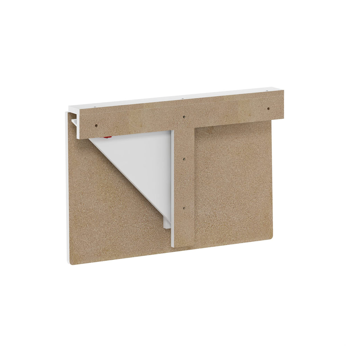 Furinno Hermite Wall Mounting Folding Table, White Furinno