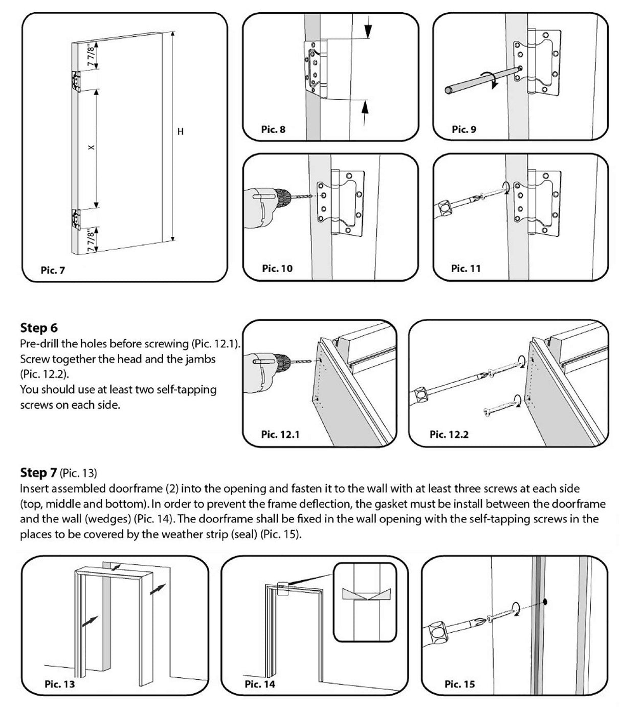 Solid French Door Opaque Glass 36 x 80 inches/Sete 6933 White Silk/Single Regular Panel Frame Handle/Bathroom Bedroom Modern Doors VDOMDOORS