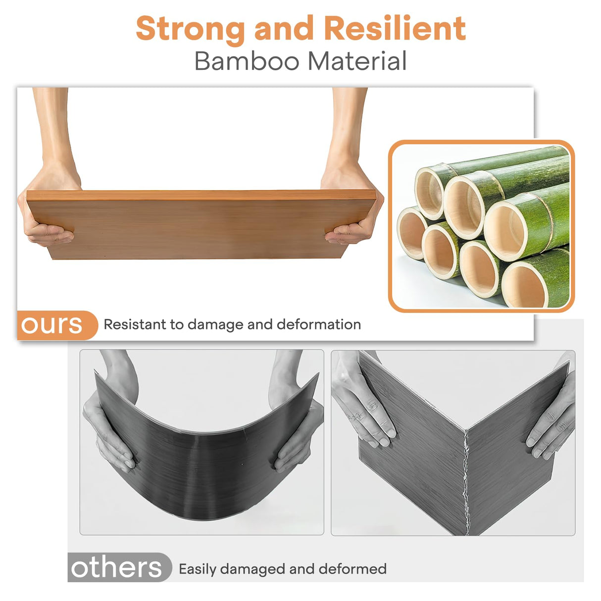 SFIHOME 55" H Bamboo Bookcase with Acrylic Doors, 4 Tier Free Standing Tall Book Shelf Storage Cabinet, Corner Bookshelf Display Organizer Save Space for Living Room Office Home, Brown SFIHOME