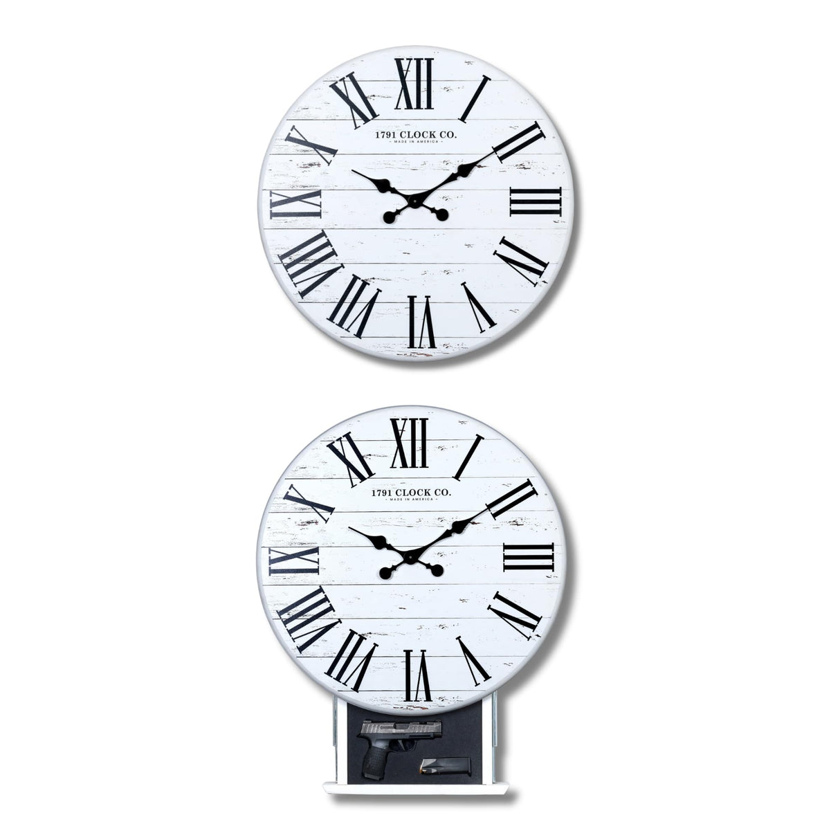 Tactical Traps - Tactical Clock Gun Safe with Hidden Gun Storage and RFID Bluetooth Lock - Concealment Decor with Smart Safe Technology Tactical Traps