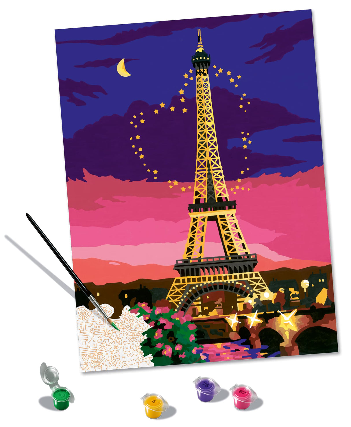 Ravensburger City of Love Paint by Numbers Kit for Adults - 23624 - Painting Arts and Crafts for Ages 14 and Up Ravensburger