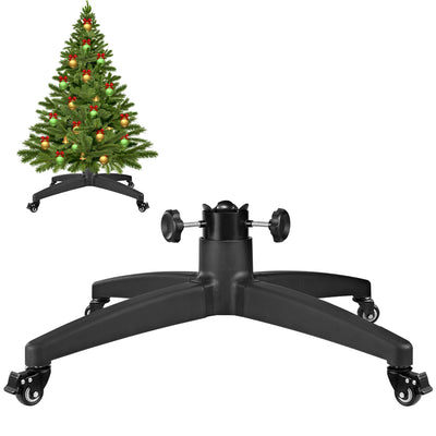 WEIMELL Christmas Tree Stands for 7.5 FT Artificial Trees Rolling Wheels Movable Universal Xmas Tree Holder Base Fits Up 7.5 Foot Fake Tree 1-2.56 Inch Pole (Stand Diameter 29 Inch)