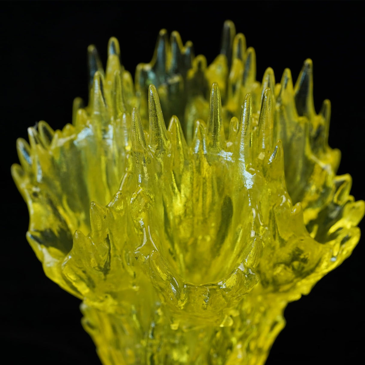 FUNCRECOL 3D Printer Resin Clear, High Precision Fast UV-Curing 3D Resin 405nm for LCD/DLP/MSLA Resin 3D Printer, Low Odor 3D Printing Resin Clear Yellow 1KG FUNCRECOL